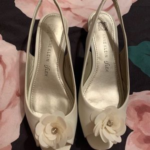 Anne Klein - Ivory Slingback’s